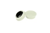 Konference & Præsentation - Nobo magnetiske whiteboardmagneter, pakke med 10 stk. 24 mm farvede magneter Hvid - 1915294