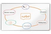 Konference & Præsentation - Nobo Premium Plus widescreen emaljet magnetisk whiteboard 155x87cm - 1915368