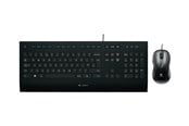 Tastatur - Logitech Corded K280e - Tastatur - Fransk - Sort - 920-005210