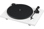 Pladespiller - Pro-Ject Primary E White OM - Pladespiller Hvid - 9120082383349