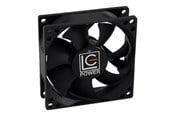Kabinet Køler - LC Power case fan - Kabinet køler - 80mm - Sort - LC-CF-80