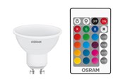 Lyskilder - Osram LED pære STAR+ RGBW Remote PAR16 4,5W/827 (25W) 120° dæmpbar GU10 - 4058075445970