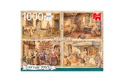 Puslespil - Jumbo Puzzle - Anton Pieck: Bakers from the 19th Century (1000 pcs) - JUM8818