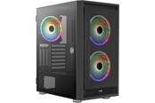Kabinet - AeroCool Geh Midi Graphite black v3 MicroATX/ATX/M - Kabinet - Tower - Sort - ACCM-PB24133.11