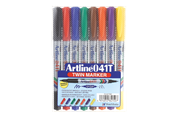 Skrive- og Tegneværktøjer - Artline EK541T/8W WB marker set w.8 ass. - EK541T/8W