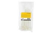 Kabel Organisering - StarTech.com Cable Ties with Mounting Hole 4mm 100 pcs. - CBMZTS10N8
