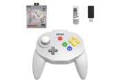Spil tilbehør - Retro-Bit Tribute64 2.4GHz Wireless Controller - Grey - Wireless Controller - Nintendo 64 - 849172013186