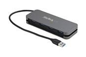 USB hub - StarTech.com 4 Port USB 3.0 Hub 5Gbps 4A - 11in Cable USB hub - USB 3.2 - 4 ports - Grå - HB30AM4AB