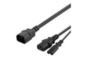 Strømkabel (intern) - Pro Power Cable C14 - Sort - 0.5 m - 7333048035059