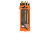Bor & bits - Boxer Borsæt - 5 dele (titanium) - 31312