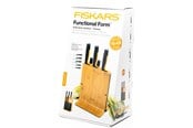 Køkkenredskaber - Fiskars Functional Form Bamboo knife block 5 knives - 10575520