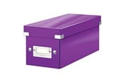 Arkivering & Opbevaring - Leitz Opbevaringsboks  Click & Store WOW CD Lilla - 60410062