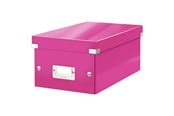 Arkivering & Opbevaring - Leitz Opbevaringsboks  Click & Store WOW DVD Pink - 60420023