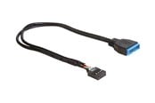 USB kabel - DeLOCK USB internal cable - 9 pin USB header to 19 pin USB 3.0 header - 30 cm - 83281