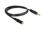 Skærmkabel - DeLOCK audio extension cable - 1 m - 83764