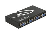 Skærm & Lyd switch - DeLOCK Switch VGA 4 port manual bidirectional - 87635
