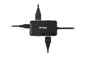 USB hub - Yenkee YHB 4341BK - hub - 4 ports USB hub - 4 ports - Sort - YHB 4341BK