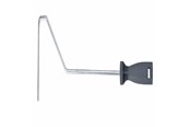 Maling - Vikan malerbøjle, stick, langt skaft, 100 mm, ø8 mm, grå - S188111