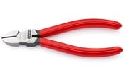 Håndværktøj  - KNIPEX Skævbider sort atramenteret betrukket med kunststof 140 mm - 70 01 140