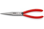 Håndværktøj  - KNIPEX Fladrundtang med skær sort atramenteret 200 mm, 26 11 200 - 26 11 200
