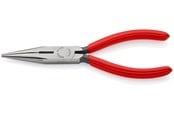 Håndværktøj  - KNIPEX Fladrundtang med skær sort atramenteret 160 mm - 25 01 160