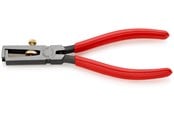 Værktøj til el-arbejde - KNIPEX Afisoleringstang sort atramenteret betrukket med kunststof 160 mm - 11 01 160