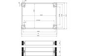 Tavler og kasser - Schneider Electric Sokkel sidepanel 100x400 2 styk - NSYSPS4100
