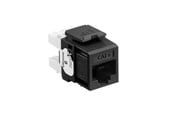 Kobberkabler - Leviton Modular jack extreme kat6 utp rj45 110-style enkle stk pakke sort - 61110-RE6
