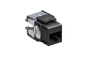 Kobberkabler - Leviton Modular jack extreme kat6a utp rj45 110-style enkle stk pakke sort - 6110G-RE6