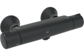 Blandingsbatterier og armaturer - Oras Nova 7460-33 brusearmatur, mat sort - 7460-33