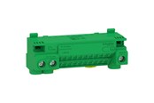Tavler og kasser - Schneider Electric Afdækning terminalblok 3x6/25 + 21x1,5/4, ekstra tilbehør til pragma afdækningerne ifm terminalklemmer, grøn - LGYT1E24