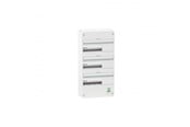 Tavler og kasser - Schneider Electric Afdækning vægmonteret gruppetavle resi9 cx tavle 3 rækker 13 moduler hvid ral9003 uden dør - R9H13843