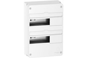 Tavler og kasser - Schneider Electric Afdækning vægmonteret gruppetavle resi9 cx tavle 2 rækker 13 moduler hvid ral9003 uden dør - R9H13842