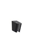 Brus og monteringstilbehør	 - Hansgrohe bruserholder porter s, mat sort - 28331670