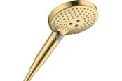 Brus og monteringstilbehør	 - Hansgrohe raindance select s håndbruser 120 3jet, poleret guld-optik - 26530990