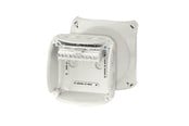 Forgreningsmateriel - Hensel Kvik 130x130mm grå m20-32 5x2,5-6mm2 - KF0606G