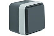 Afbrydermateriel - Wexøe Stikkontakt Schuko grå komplet W1 - 47403515