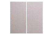 Afbrydermateriel - Berker Tangent dobbelt s/b hvid, 16231909 - 16231909