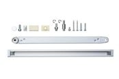 Sikkerhed - Dorma Glide skinne arm 30- 60 mm dorma ed 100 / ed 250, sølv - 29275021