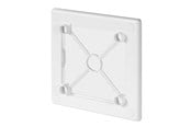 Ventilation - Unite ramme front hvid for system + paneler med insekt-net til passiv ventilation - UNITE-RW100