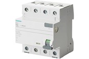 Komponenter til tavler og kasser - Siemens Pfi 4-polet type a 63a 300 ma 400vac selektive - 5SV3646-8