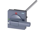 Komponenter til tavler og kasser - Siemens Dørmonteret drejegreb, standard med tolerance kompensation, str 100x100, håndtag str. 100mm - 8UD1141-2AF21