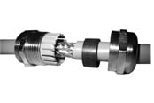 Forgreningsmateriel - SIB Forskruning messing m25 ø9-15 emcprofi ip68gs - C5225200