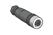 Sensorik - TELEMECANIQUE SENSORS Stik m12 4p lige ip67 pg7 - XZCC12FDM40B