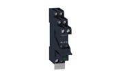 Komponenter til tavler og kasser - Schneider Electric Zelio rsb stikbensrelæ i sokkel med varistor og skilt, 1 c/o kontakt på 16a og 230 vac forsyning - RSB1A160P7PV