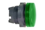 Trykknapper og signalenheder - Schneider Electric Harmony signallampehoved i plast for led med linse i grøn farve - ZB5AV033