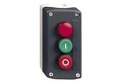 Trykknapper og signalenheder - Schneider Electric Trykknapbox 2/tryk+led rød 230v - XALD363M
