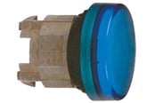 Trykknapper og signalenheder - Schneider Electric Harmony signallampehoved for led med linse i blå farve - ZB4BV063