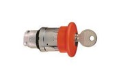 Trykknapper og signalenheder - Schneider Electric Harmony nødstopshoved i metal med ø40 mm paddehoved i rød farve og nøgle (ronis 455) for at frigøre - ZB4BS944