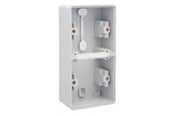 Afbrydermateriel - Niko-Servodan Underlag 2-modul, lodret, ip55, grå - 700-83201